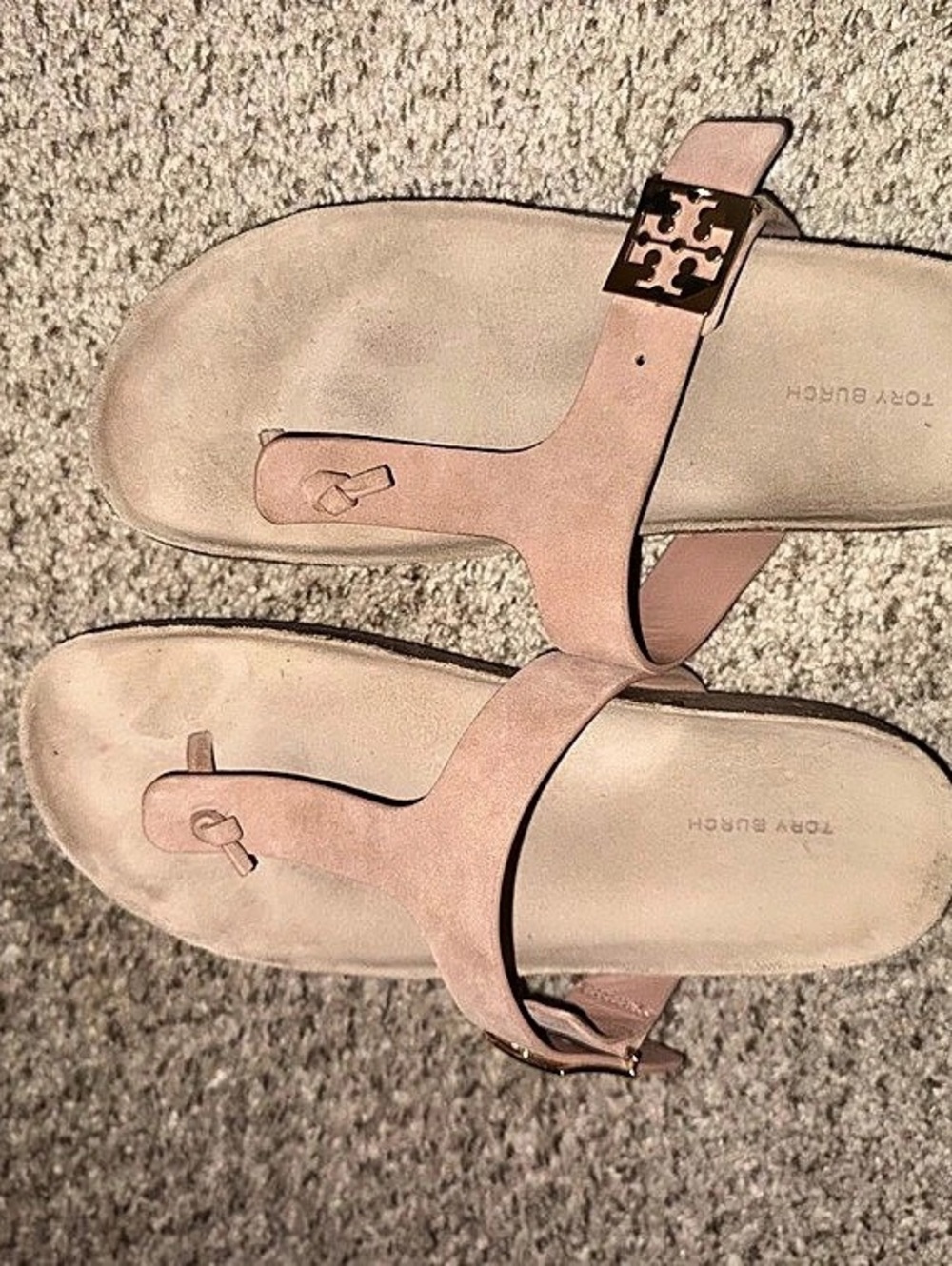 Tory Burch Miller Thong Sandal Pink US 10.5